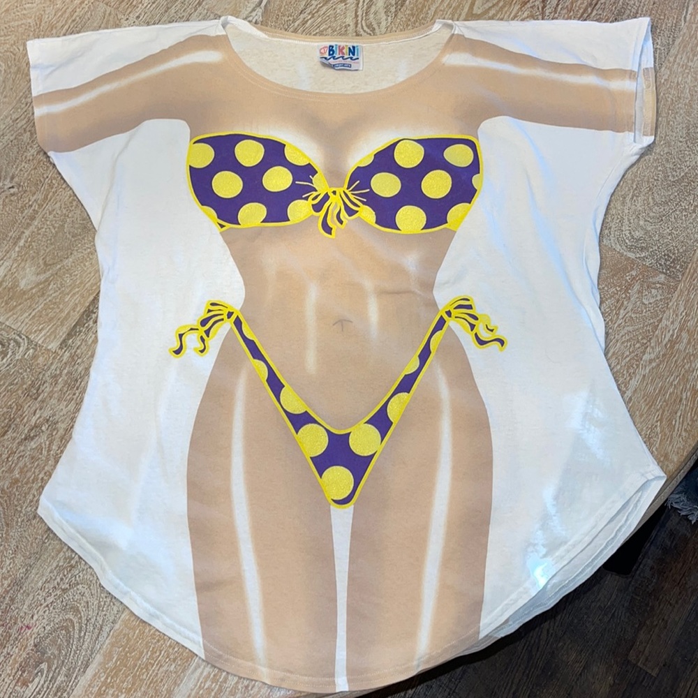 My Bikini swim suit cover up t-shirt